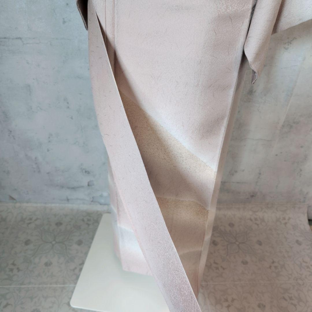 訪問着　フルセット　着物　正絹　金彩加工　おしとやか　シンプル　F8