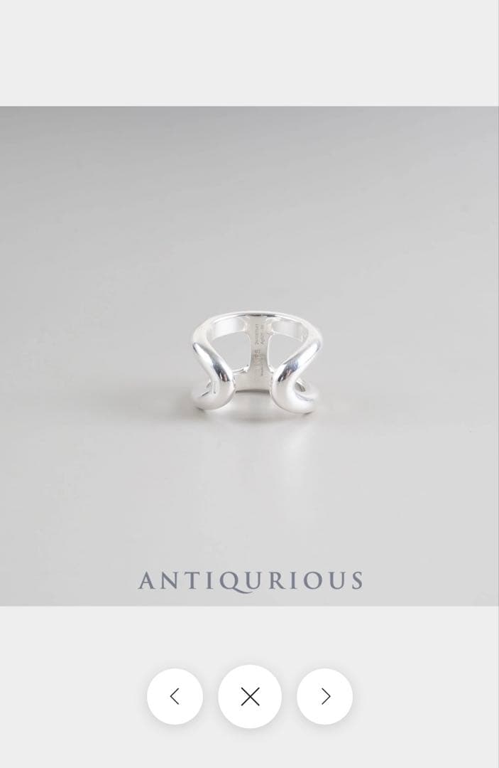 HERMES エルメス　オスモズ　リング　GM 56