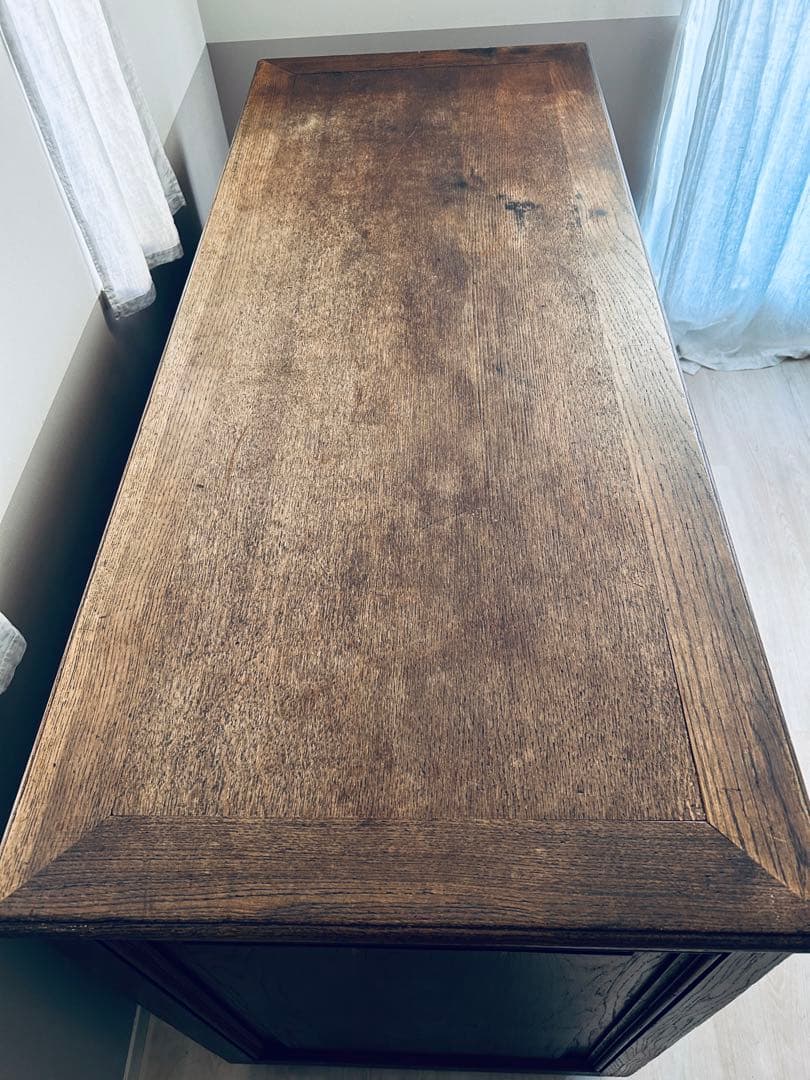 フランスアンティーク 家具 木製ショップカウンター 作業台 アトリエ