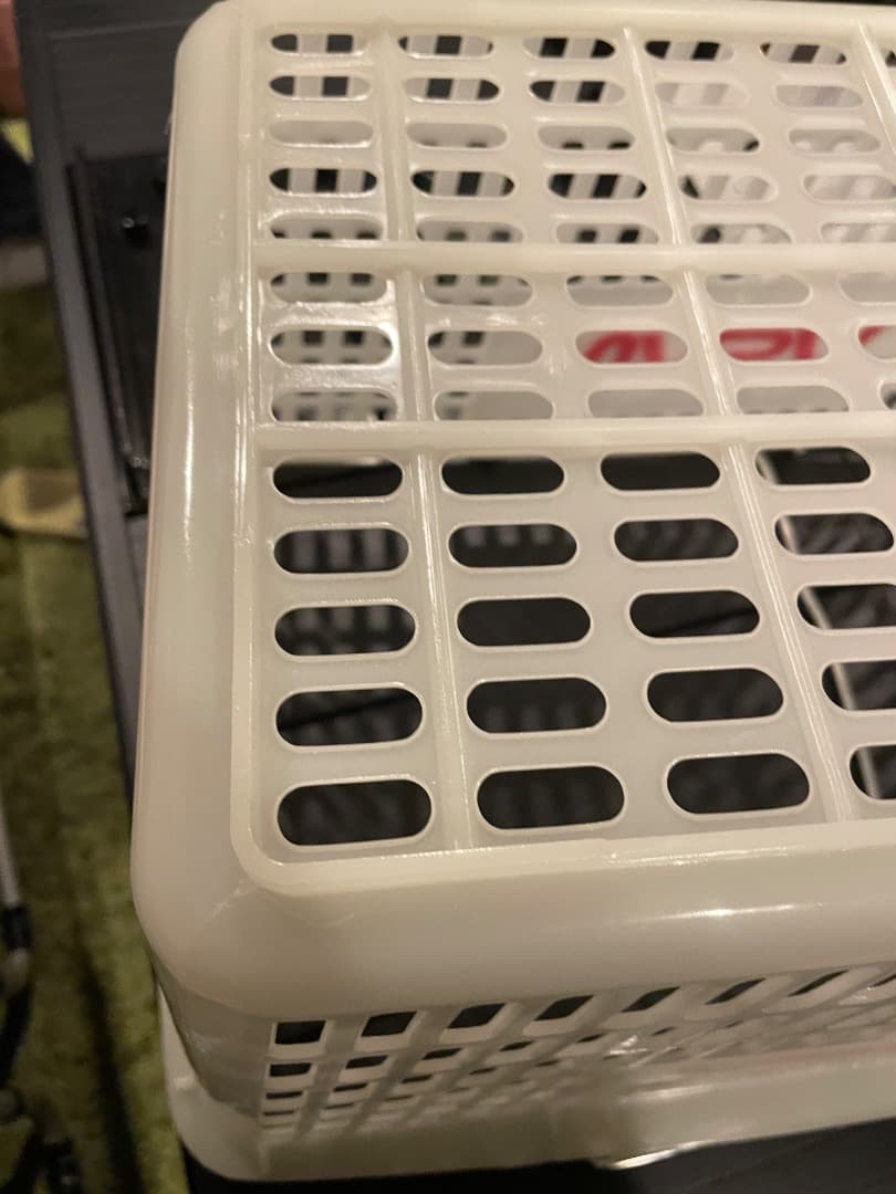 蓄光 × NASA。ずるいショッピングバスケット。 アメリカ業務用 暗闇で光る！