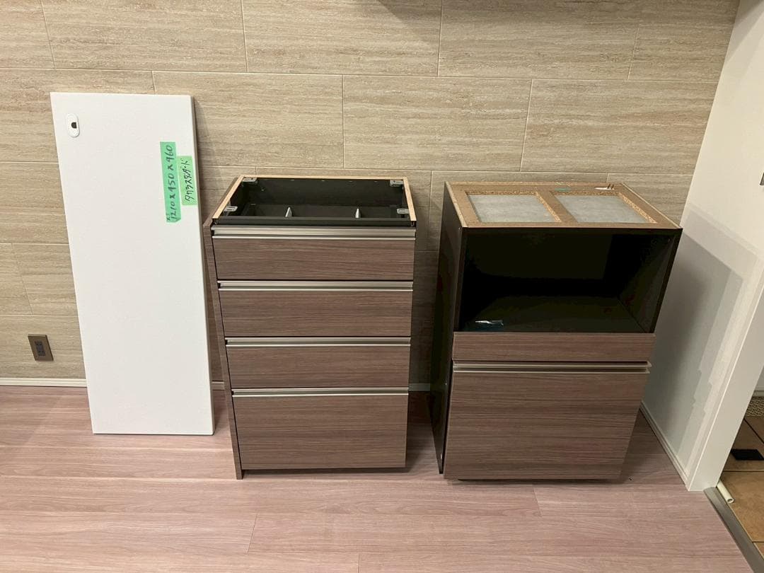 H7917☆展示品☆タカラスタンダード☆食器棚☆レンジボード☆システム収納☆