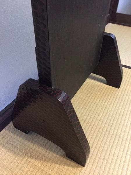 Y【中古】 鎌倉彫 　全身鏡 　鏡　高級姿見 ミラー　スタンドミラー