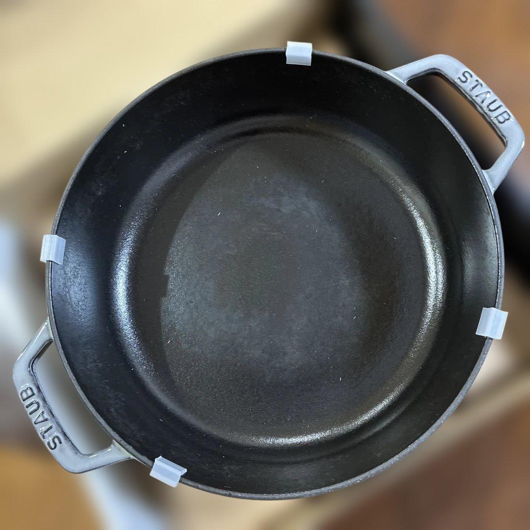 専用です　STAUB 両手鍋 24cm グレー