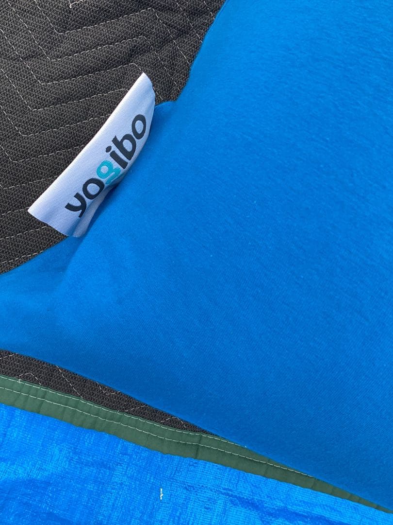 Kamaru　ヨギボー　ダブル　Yogibo　アクアブルー　手渡し値引き