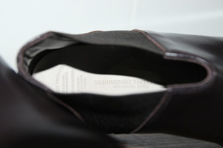 BEAUTIFUL SHOES ミッドカット サイドゴアブーツ 6.5 ブラウン