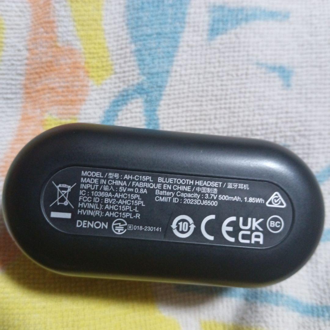 【音抜群◇】DENON PerL Pro 961 ワイヤレスイヤホン ブラック