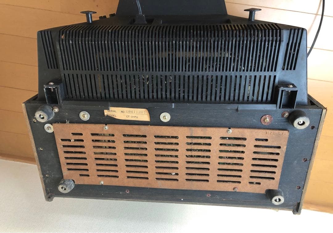 National ナショナル 真空管テレビ CT-31PU 通電OK ブラウン管