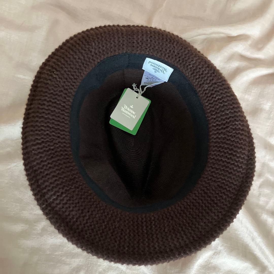 ☆新年セール☆未使用タグ付　ヴィヴィアンウエストウッド中折れ帽　オーブ刺繍
