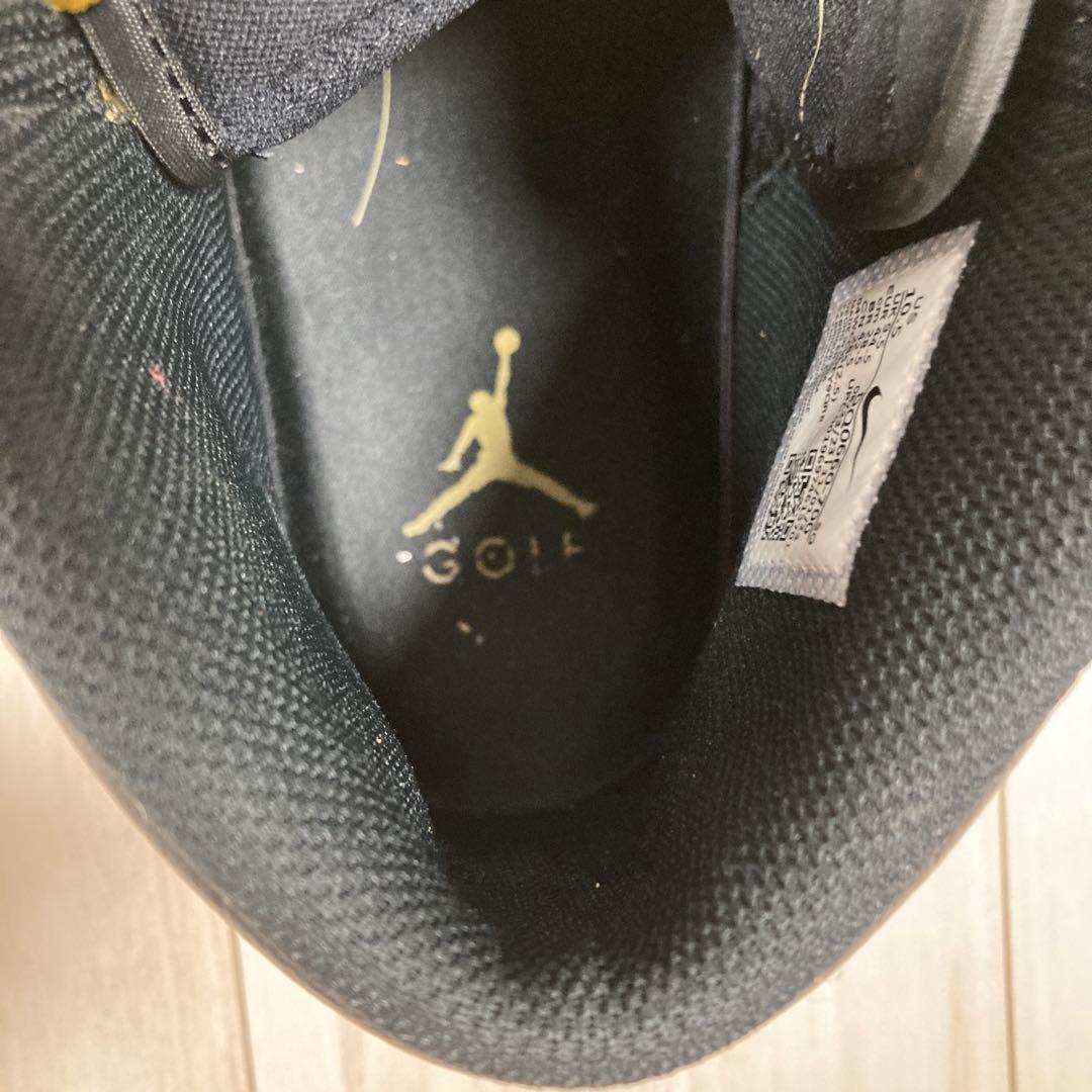 ゴルフ　Air Jordan ハイカットシューズ 黒/黄色