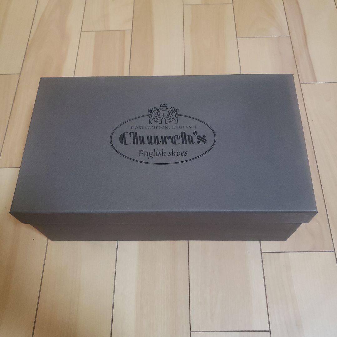 極美品　Church's チャーチ シャノン ポリッシュドバインダー　UK8.0