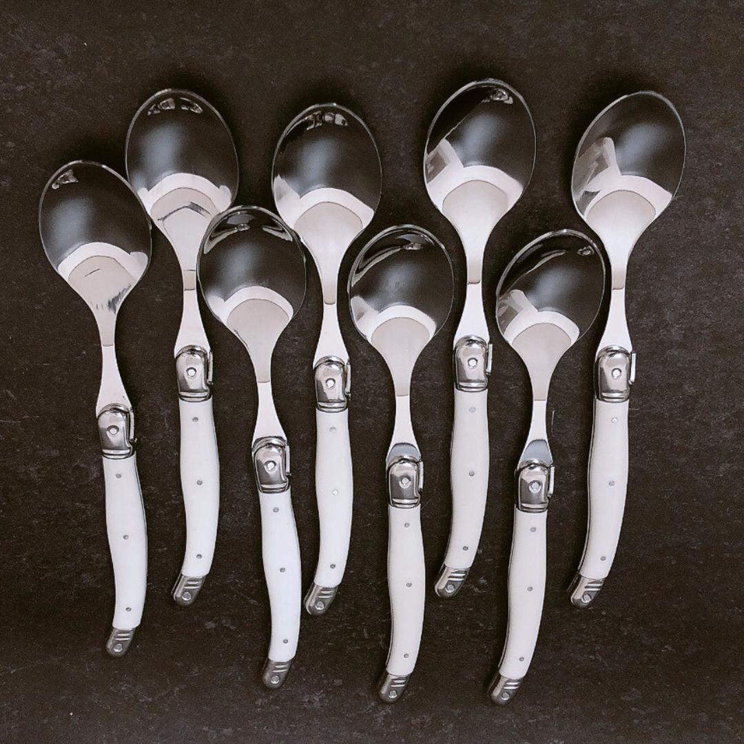 【専用出品】LAGUIOLE ラギオール カトラリー 34本セット ホワイト 白