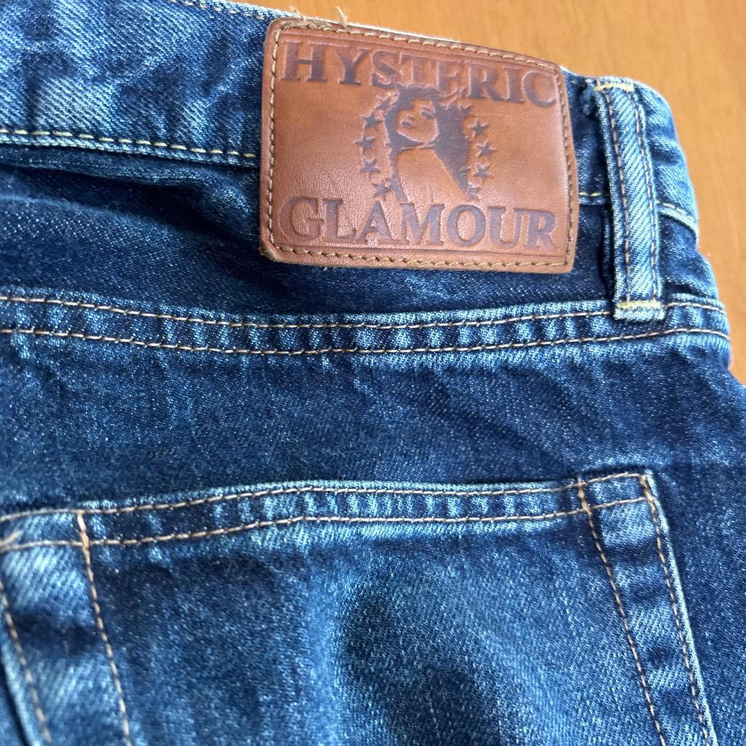 HYSTERIC GLAMOUR W34 インディゴスキニー　ダメージジーンズ
