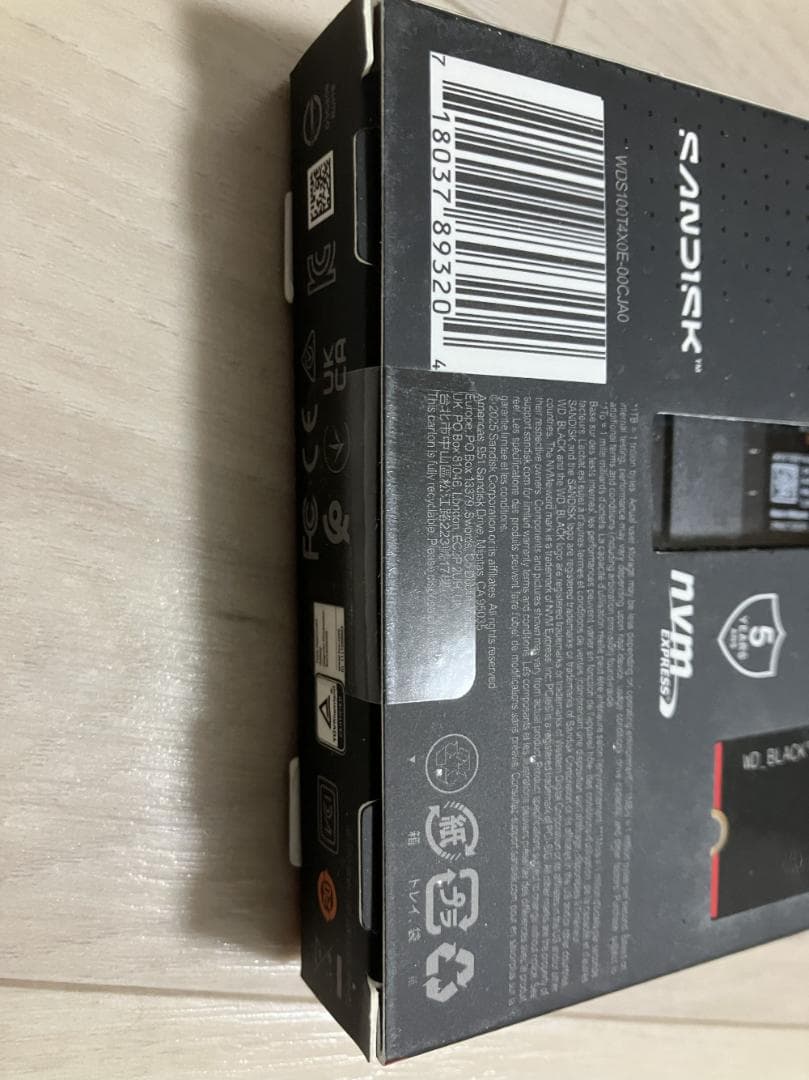 内蔵型SSD SanDisk WD_BLACK SN7100 1TB SSD