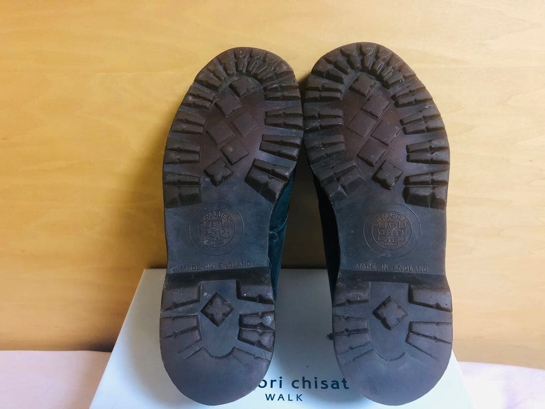 ドクターマーチン　Dr.Martens 3ホール　緑　24 uk5 古着23.5