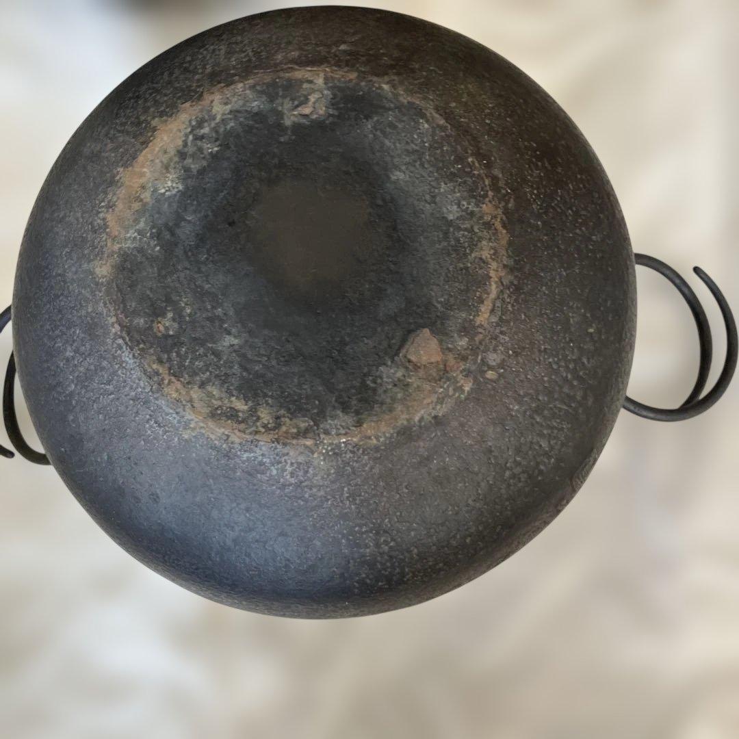 茶道具　茶釜セット　風炉釜　南部鉄瓶　アンティーク