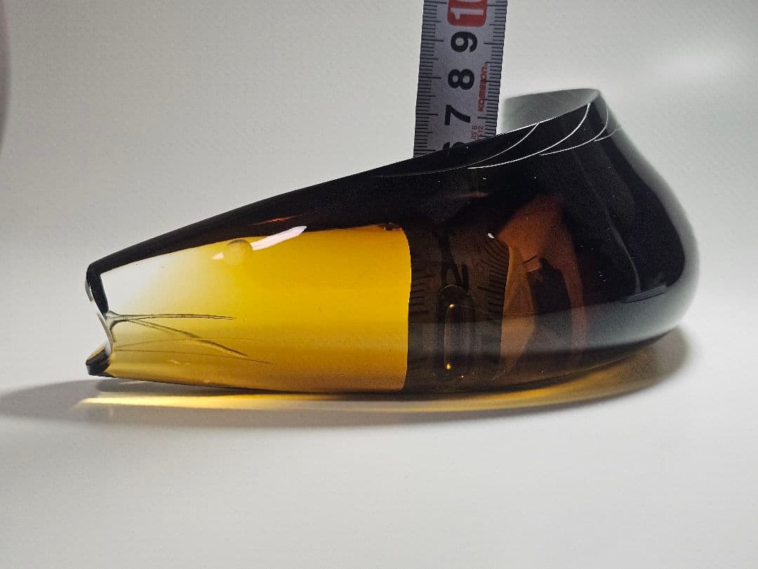 チェコスロバキア EXBOR 魚 インテリア★置物 ガラス製 全長33cm