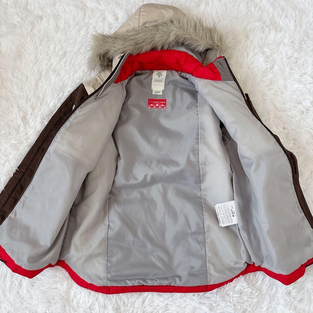 美品✨デサント　スノーウェア　スキーウェア　ヒートナビ　キッズ　男女兼用　160