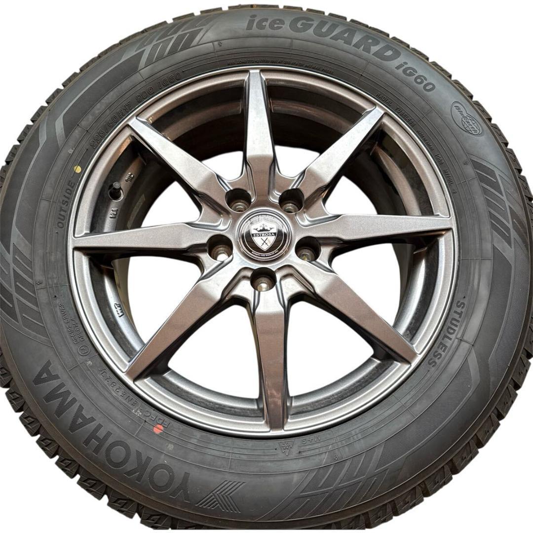 し*ま様 スタッドレスタイヤ アルミホーイール4本セット ヨコハマタイヤ 17イ