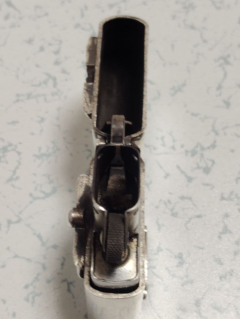 marublow クロスモチーフジッポオイルライター、スターリングシルバー