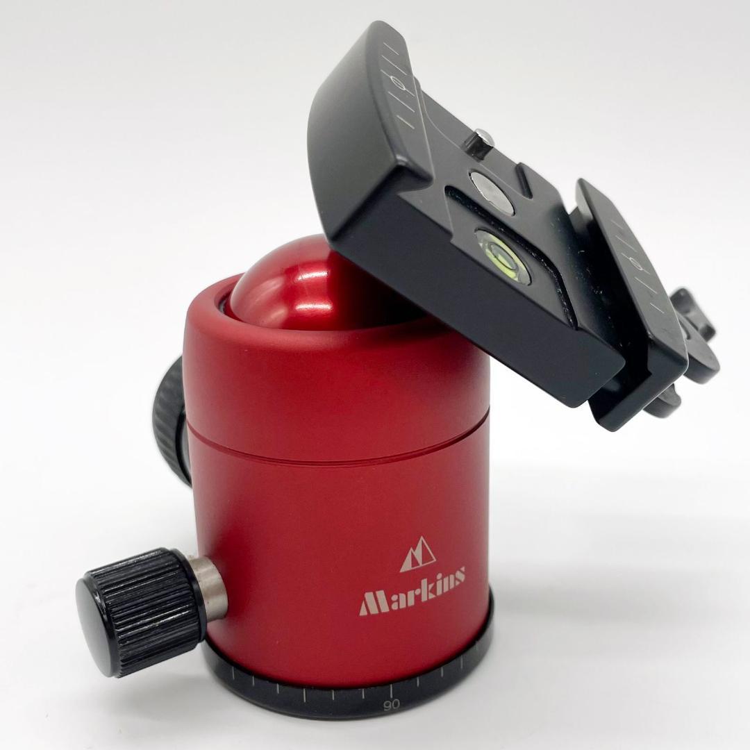 ■マーキンス Q3iTRQ-RD レバーシュー 自由雲台 ワインレッド