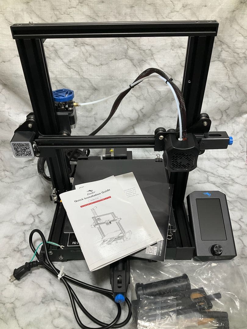 Ender 3 V2 3Dプリンター 本体　動作品　+ スペアパーツ等