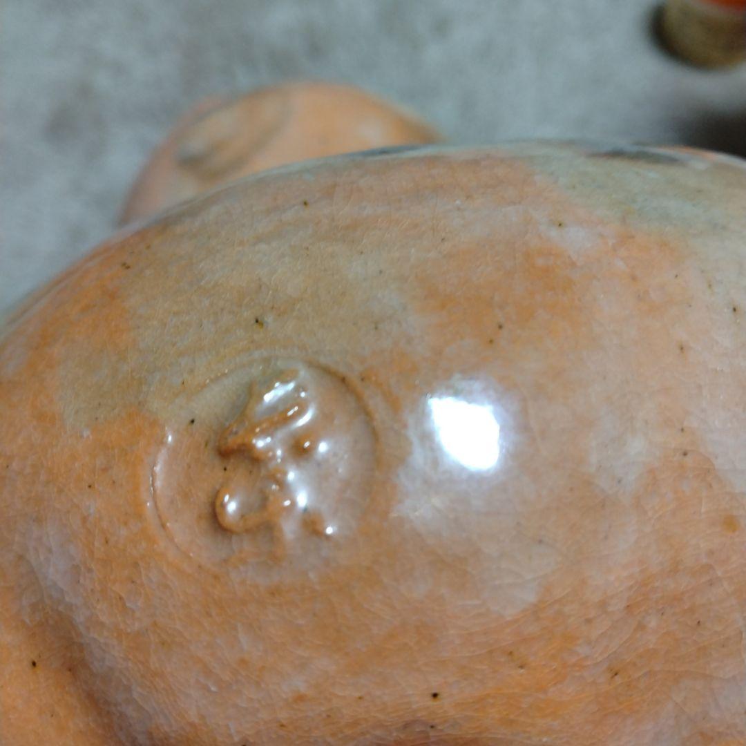 小川長楽　瓢箪 　本物　珍品 寸法：H約22.2cm×W約17.5cm