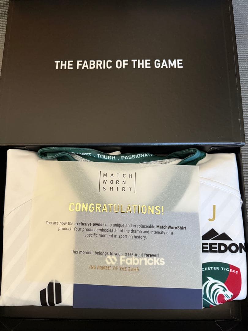 プレミアシップ ラグビー ポラード実使用 両面直筆サイン入りジャージ