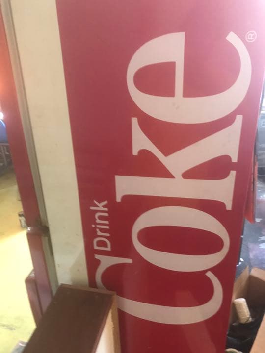 コカコーラ　販促　冷蔵庫　ビンテージ　ナショナル製　完動　良く冷える