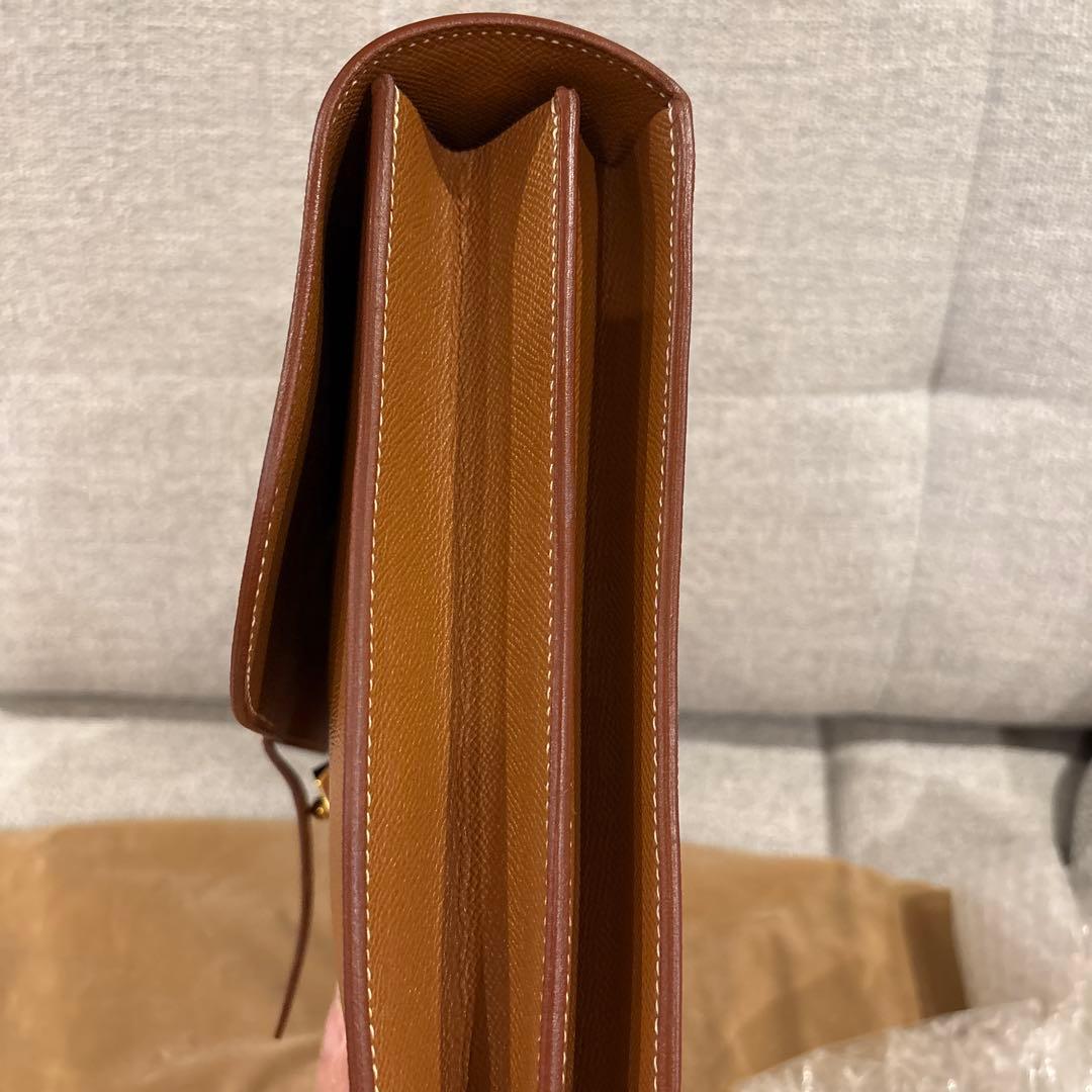 HERMES ブラウン ビジネスバッグ