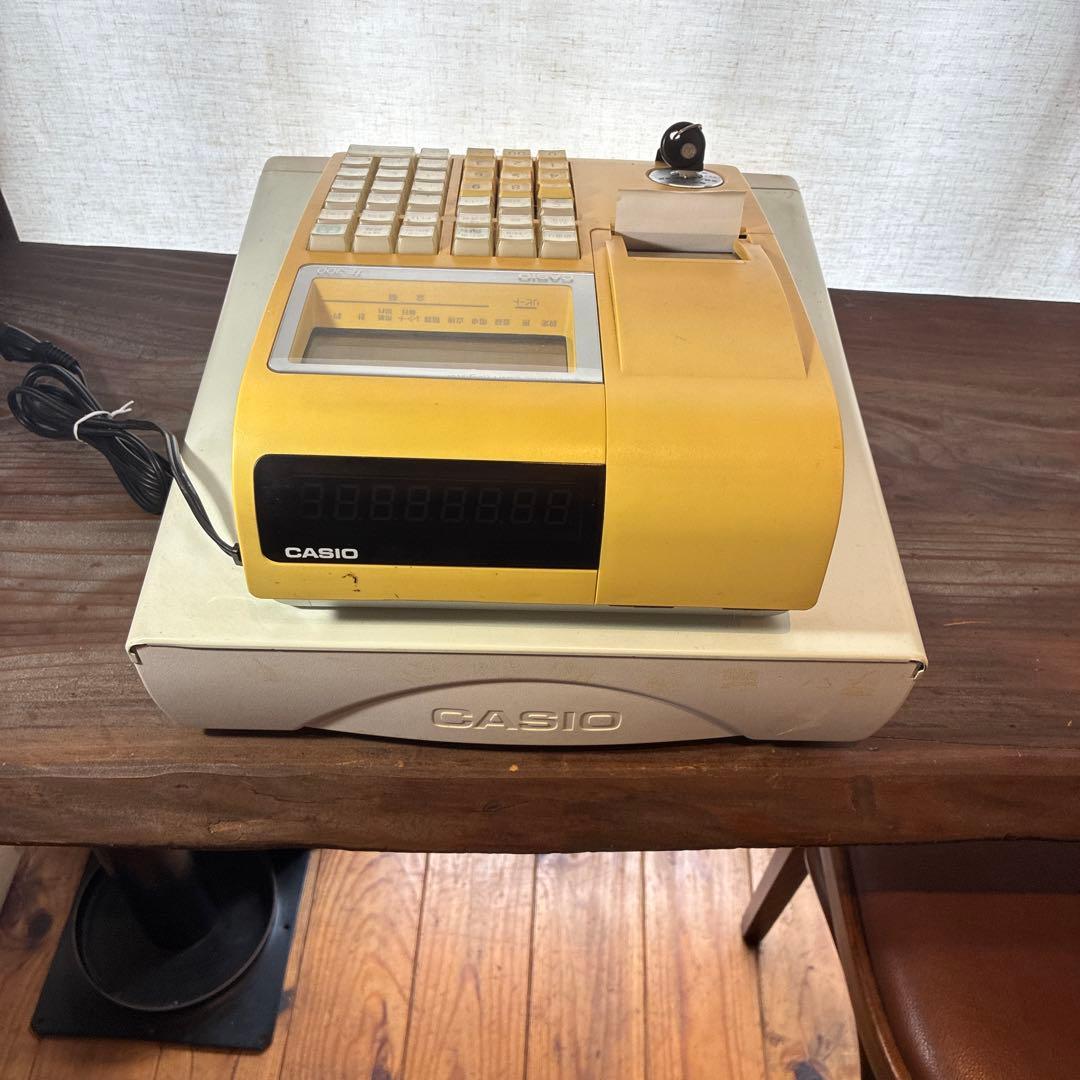 CASIO レジスター 鍵付き