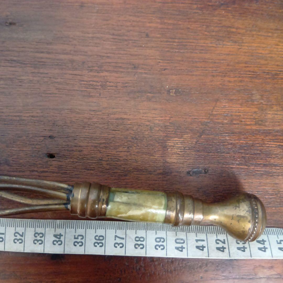 アメリカ製 アンティーク 大きな拡大鏡☆虫眼鏡☆ルーペ文房具☆ガラスレンズ