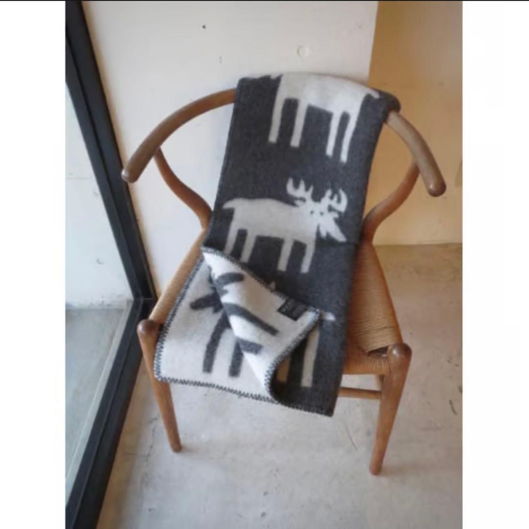 ロロスツイード トナカイ柄　ブランケット