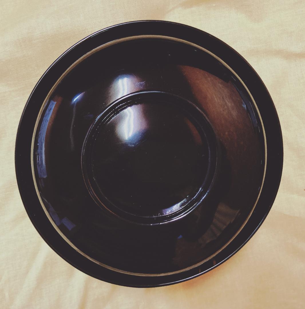 【値下げ】 京蒔絵 牡丹 ぼたん 蒔絵 溜塗 蓋付椀 【5客】