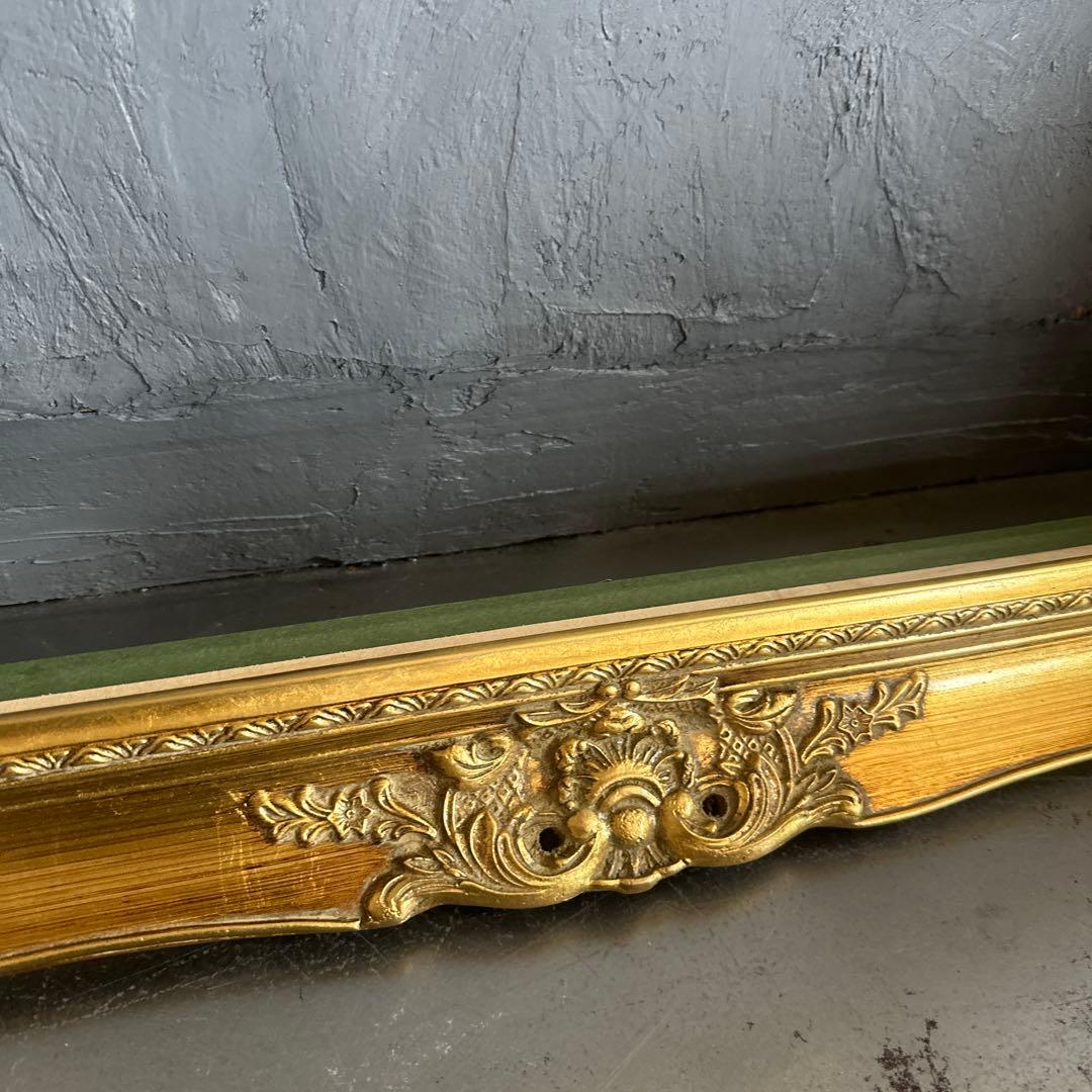 瞬間的お値下げ‼️ゴールド アンティークフレーム 大きめ‼️ディスプレイなどに❣️