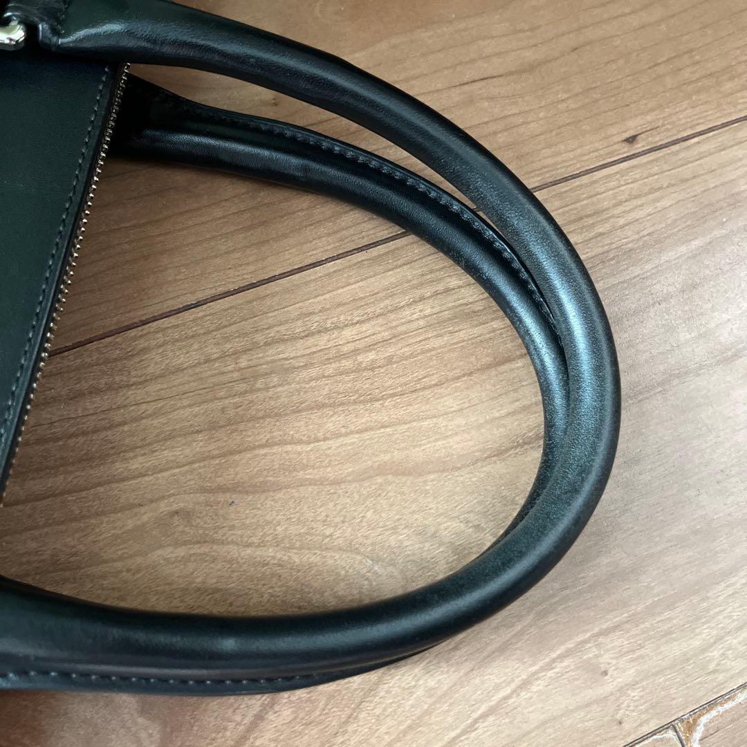 【美品】COACH コーチ　ブラック レザー　ビジネスバッグ　トート　本革