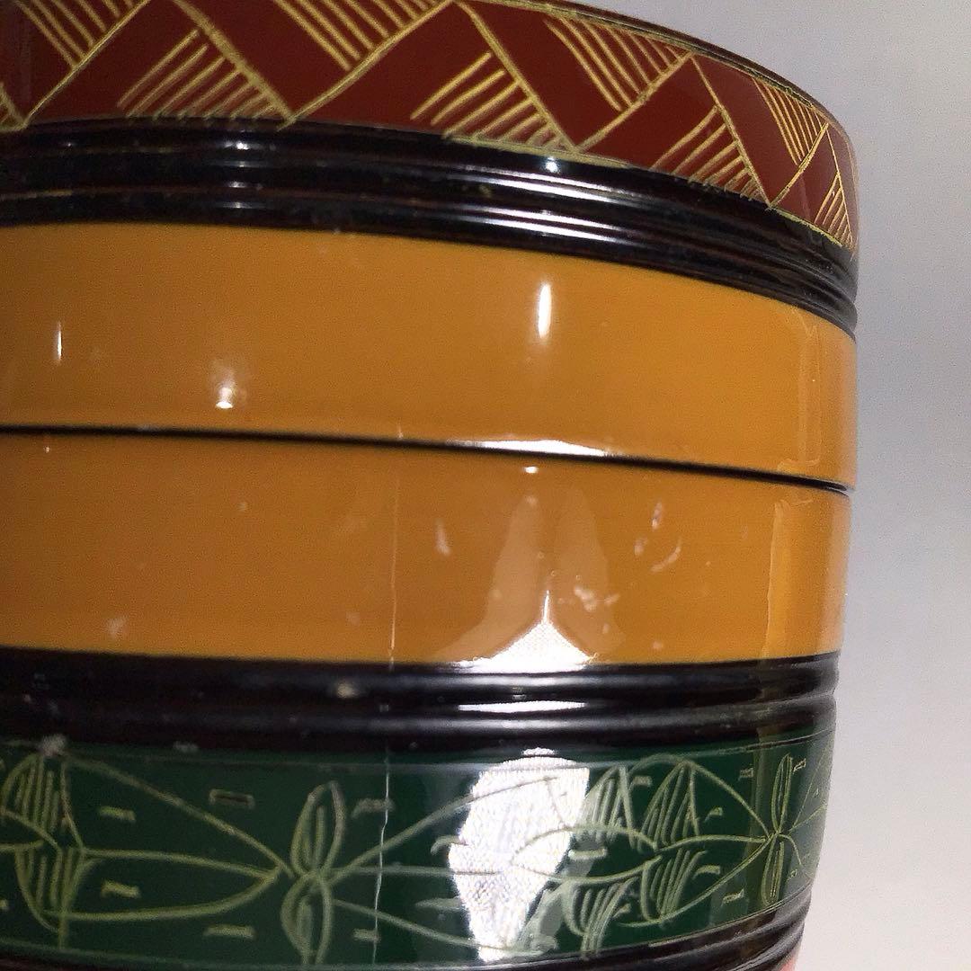 Ｎ２７８　棗　『道場宗廣作』『唐物写』『独楽棗』　共箱　茶道具