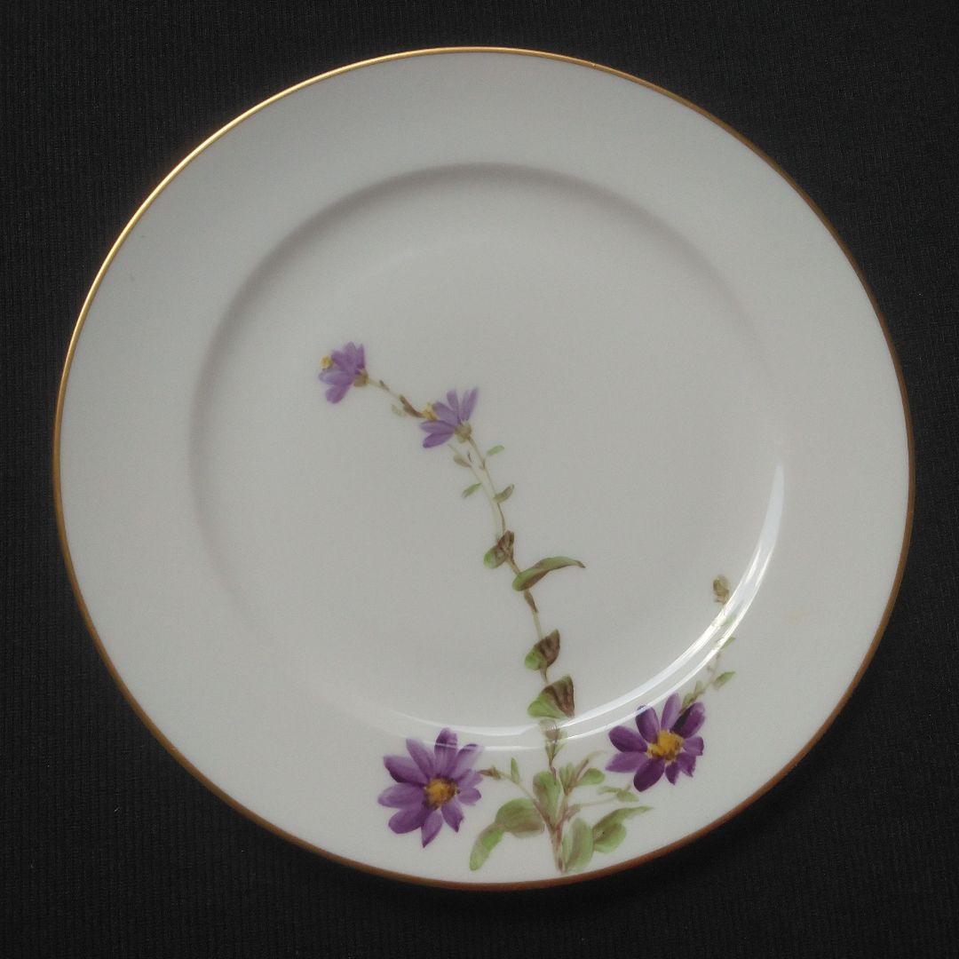 大倉陶園　金縁　皿　6枚　手描き　オークラチャイナ　OKURA　ハンドペイント