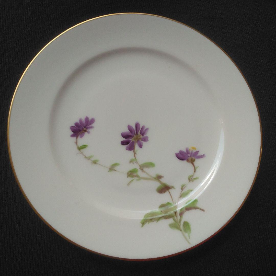 大倉陶園　金縁　皿　6枚　手描き　オークラチャイナ　OKURA　ハンドペイント