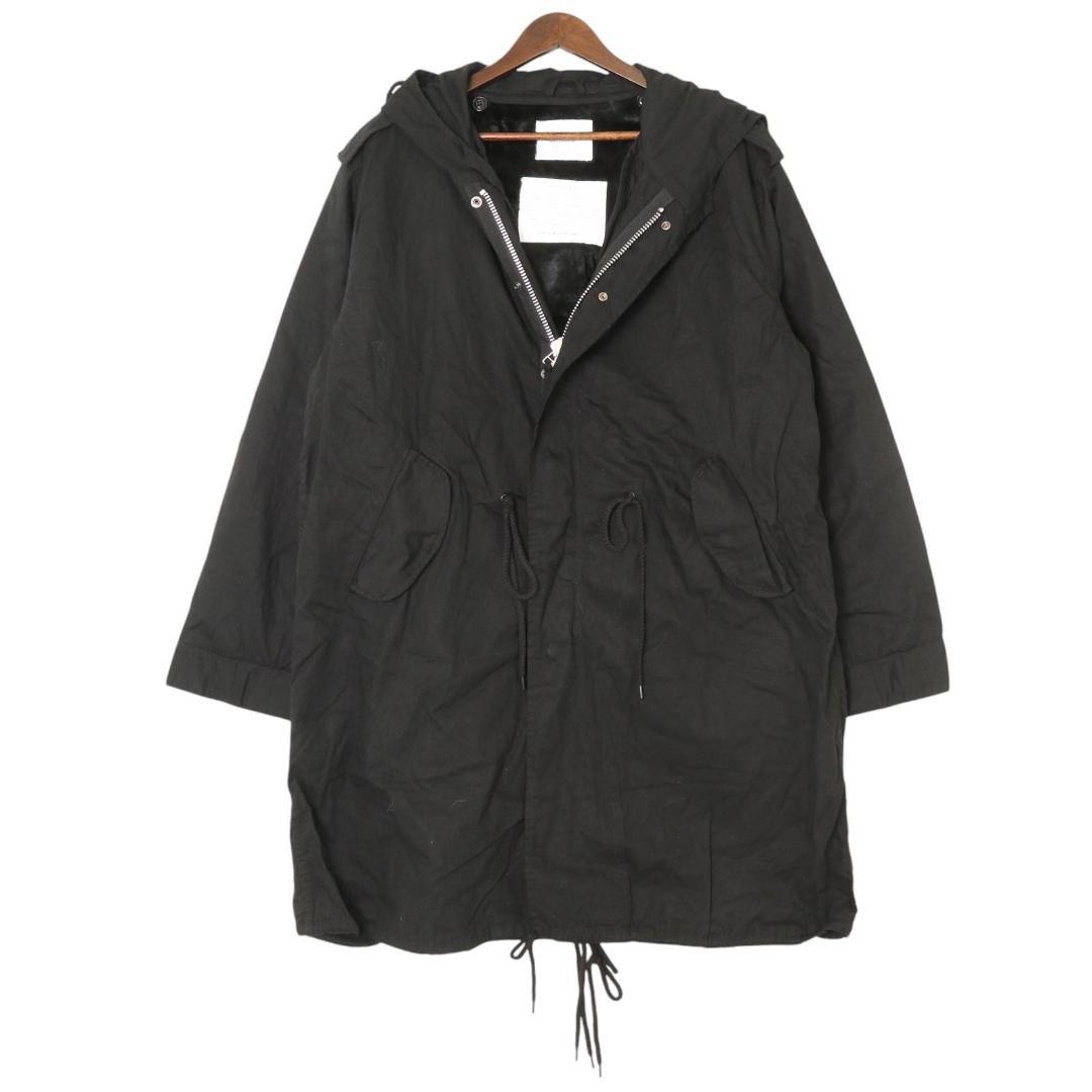 HOUSTON アメリカ軍 M-51 モッズコート S ブラック 新品