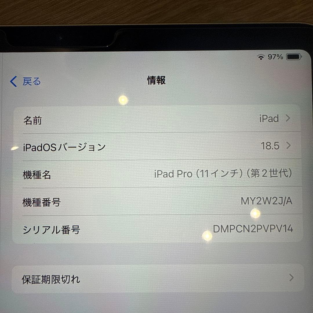 iPad Pro 11 第2世代 128GB Wi-Fi + Cellular