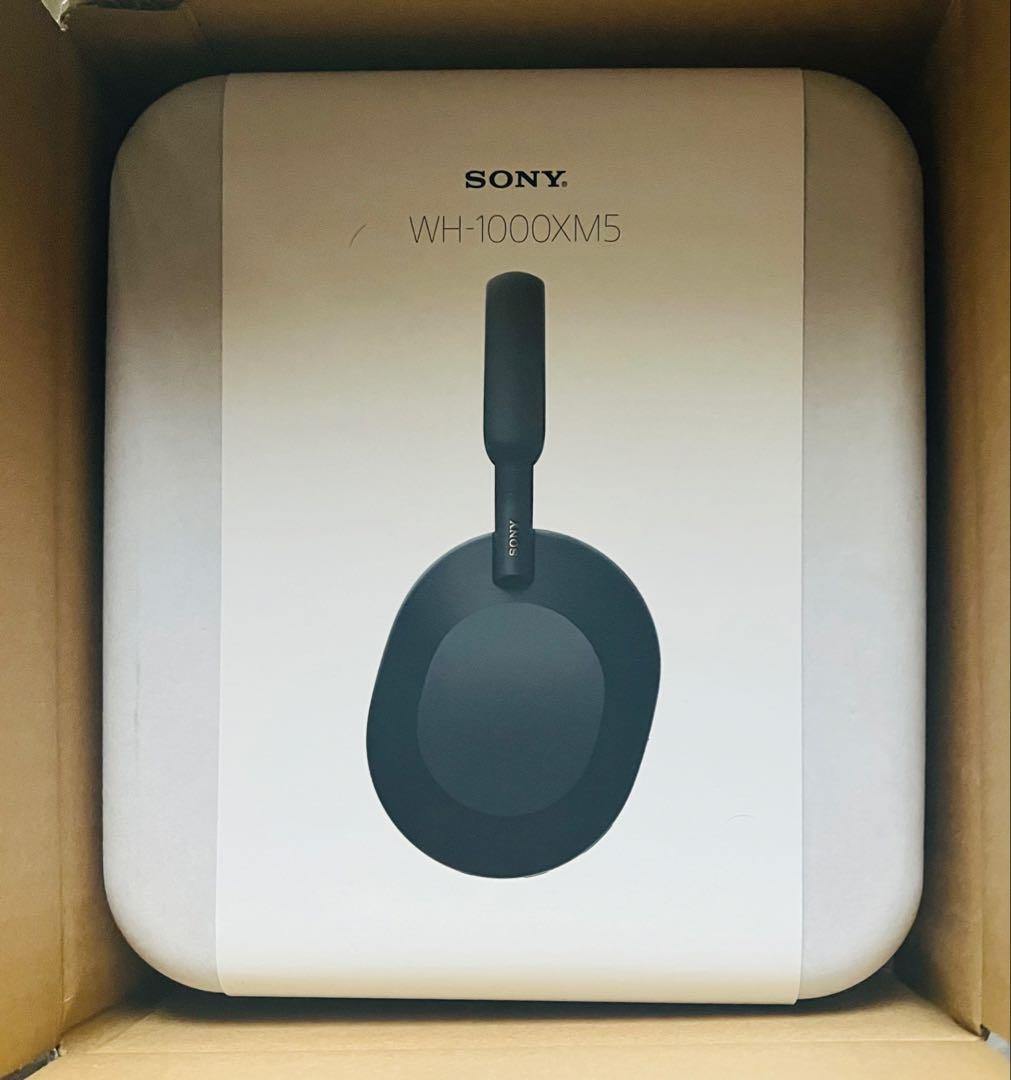 【新品未使用】Sony WH-1000XM5 ワイヤレスヘッドホン ⚫︎ブラック⚫︎