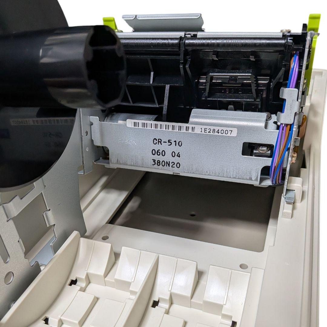 美品 TEC MA-301 レジ 白 通電確認