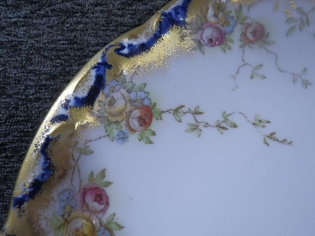 エインズレイ　プレート　23cm　100年ぐらい前　831