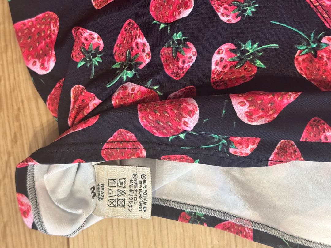 リンダワークス　ブラトップ　レギンス　上下　イチゴ柄　ブラトップM レギンスG