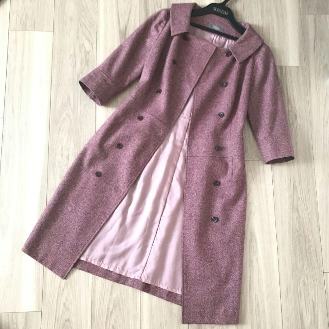 FRANCO FERRARO 7分丈 ワンピース ワインレッド サイズ1 S