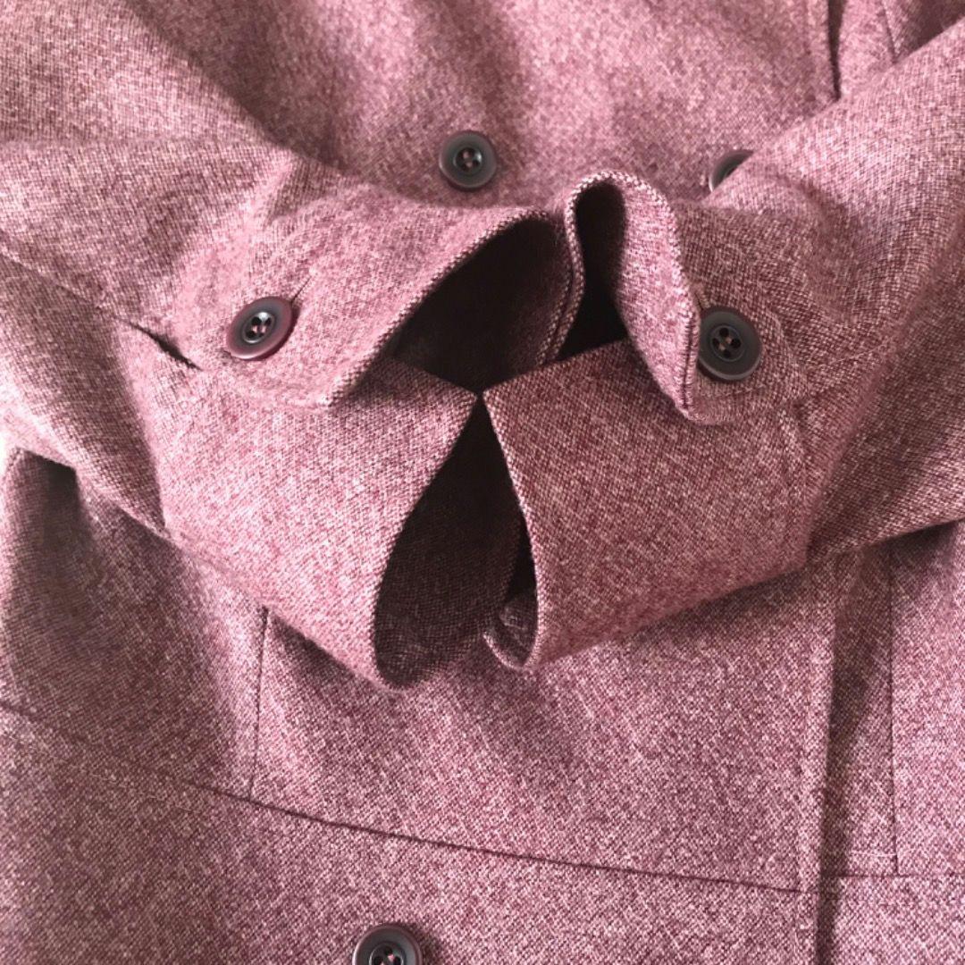 FRANCO FERRARO 7分丈 ワンピース ワインレッド サイズ1 S