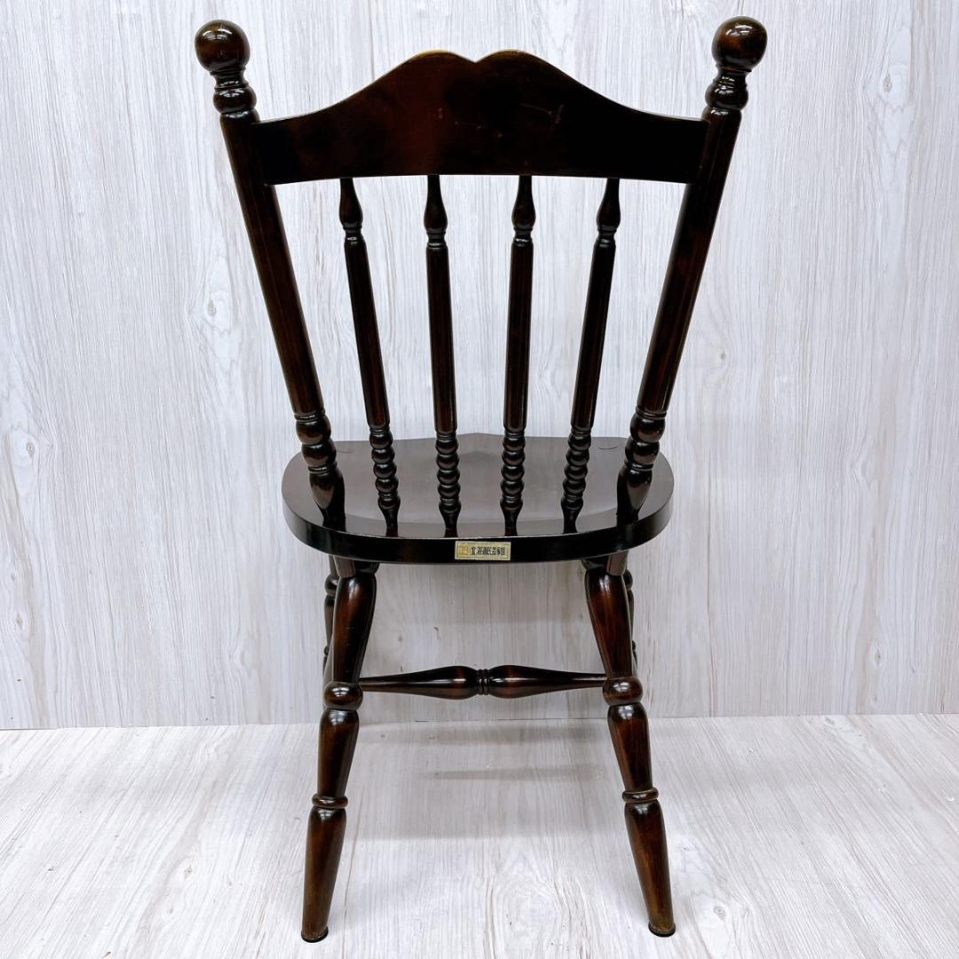 北海道民芸家具 ウィンザーチェア ダイニングチェア 椅子 いす イス②