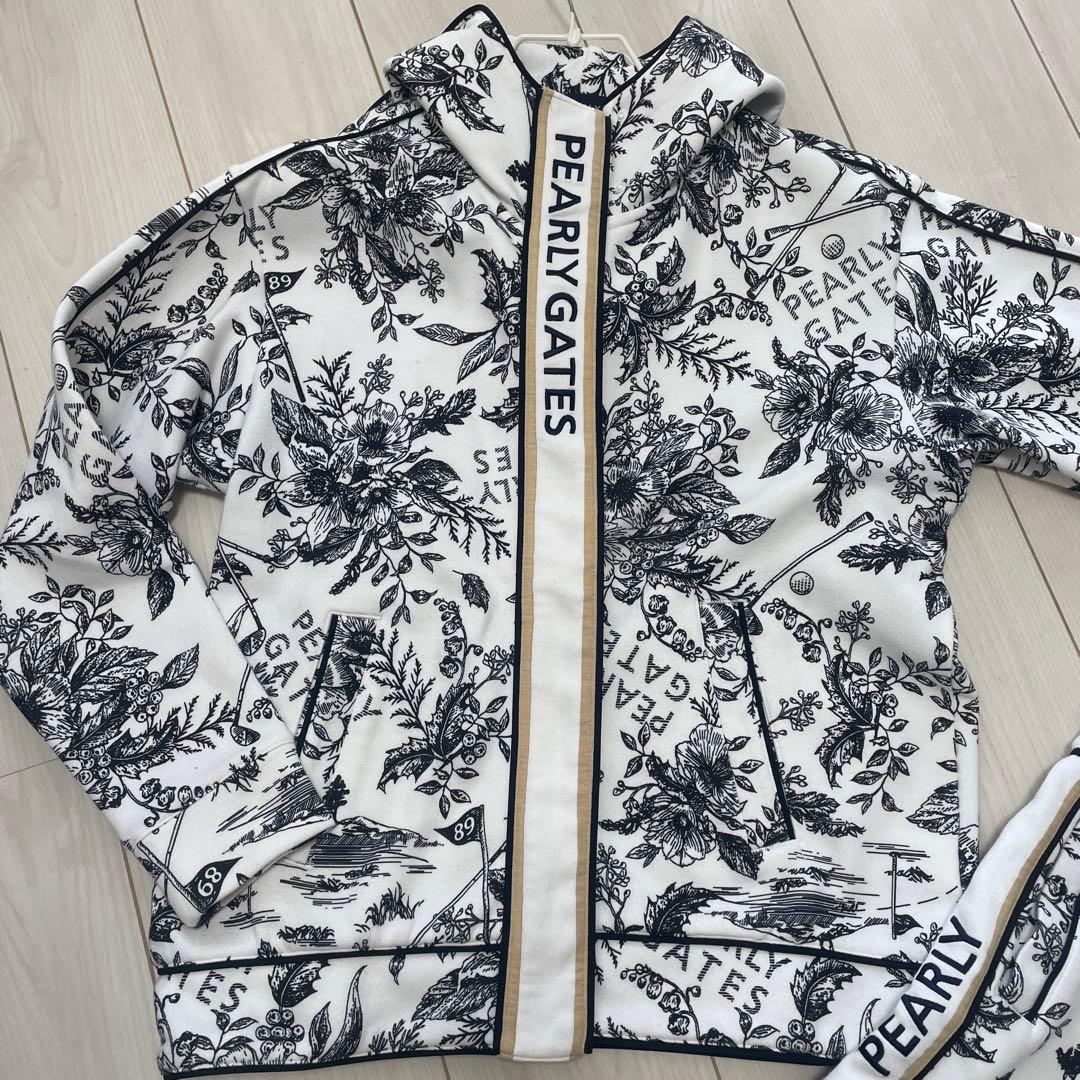 セットアップ　フラワー　パーリーゲイツ　マークアンドロナ