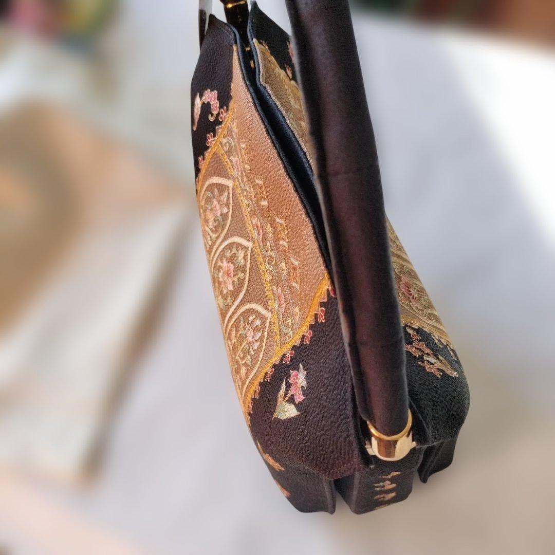 新品　和装バッグ 岡重バッグ OKAJIMAバッグ 黒 収納袋付き