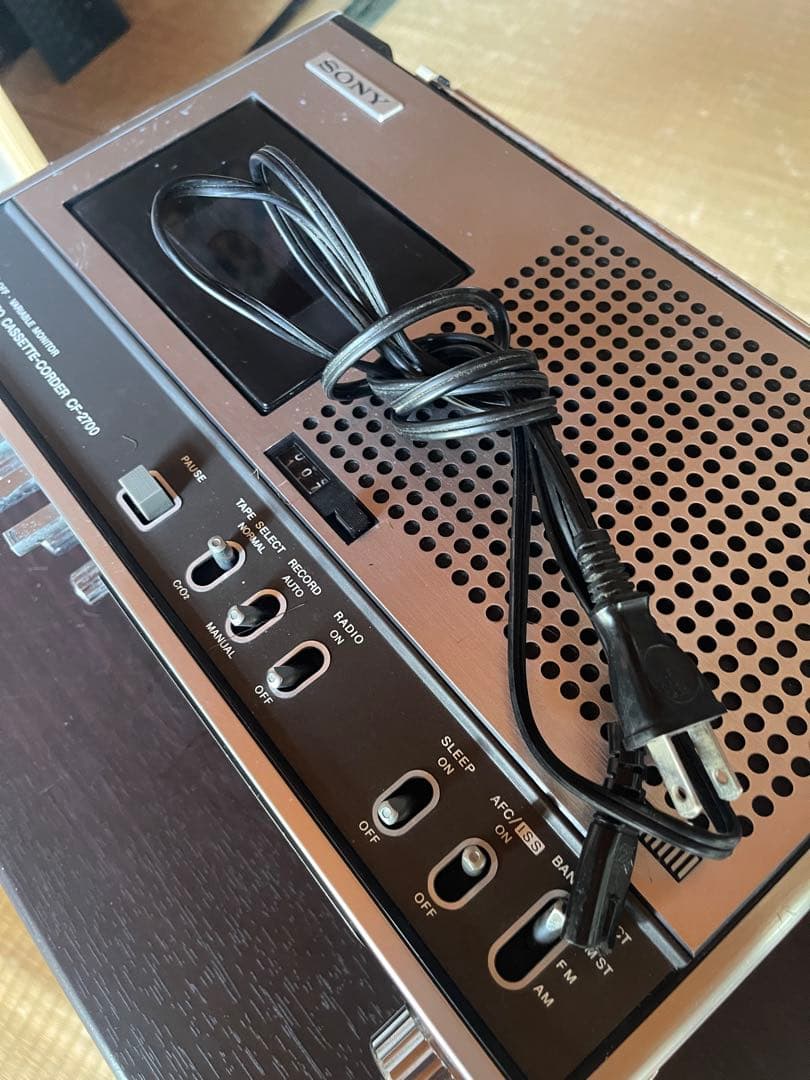 SONY CF-2700 ラジカセ　動作確認